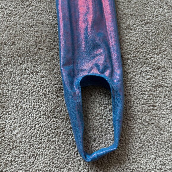 HIRO GATO Mystique Metallic Spandex Leggings M MEDIUM BRAND NEW LIMITED L@@K! - Picture 4 of 12